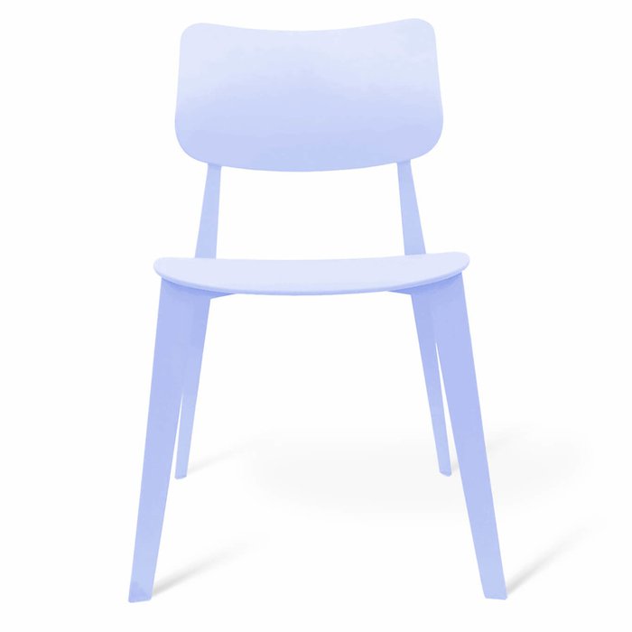 Стул штабелируемый Manfred сиреневого цвета - лучшие Обеденные стулья в INMYROOM