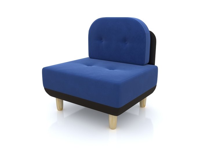 Кресло Торли синего цвета - лучшие Интерьерные кресла в INMYROOM