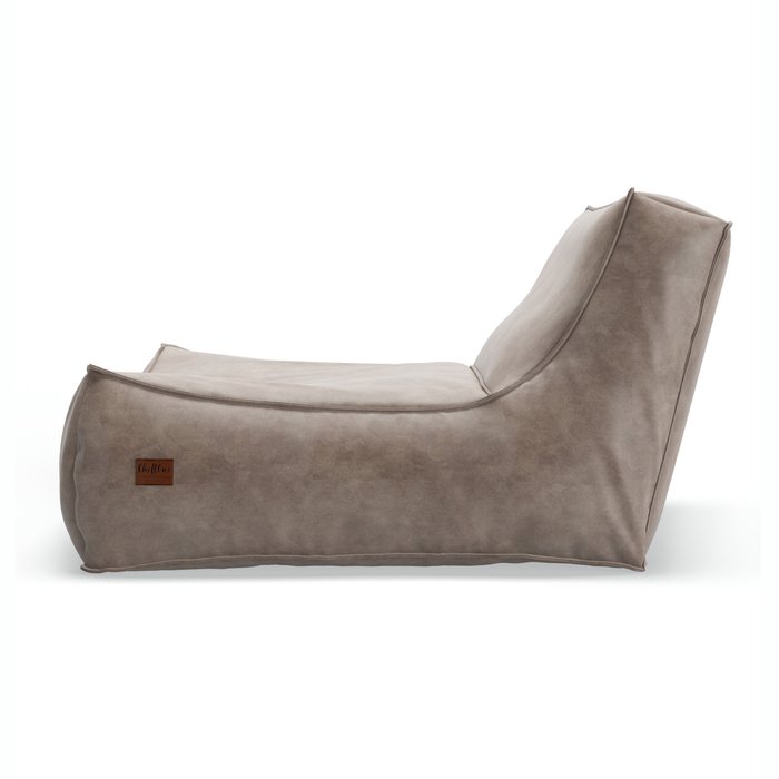 Бескаркасное кресло Flat Lazy grey серого цвета - купить Бескаркасная мебель по цене 31237.0