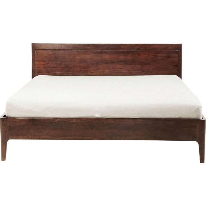 Кровать Brooklyn Walnut 160х200 коричневого цвета - купить Кровати для спальни по цене 238240.0