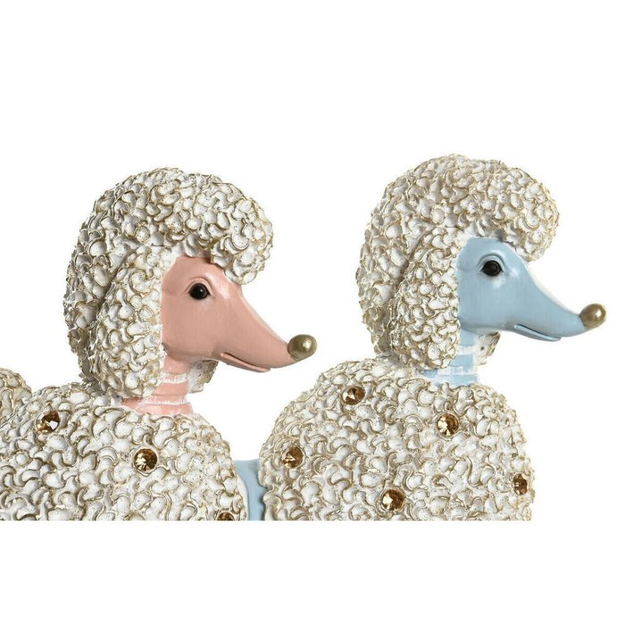Декоративная фигура Scandi 25 x 8 x 27,5 cm Синий Розовый (2 штук) - лучшие Фигуры и статуэтки в INMYROOM