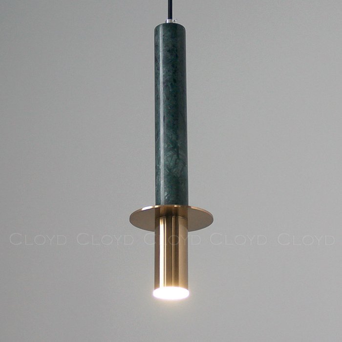 Подвесной светильник Cloyd CLARNET-A P1 / выс. 36 см - зелен.мрамор Подвесной светильник Cloyd CLARNET-A P1 / выс. 36 см - зелен.мрамор