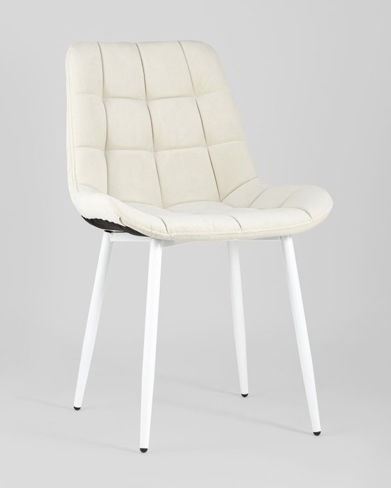 Стул Флекс светло-бежевого цвета - купить Обеденные стулья по цене 4990.0