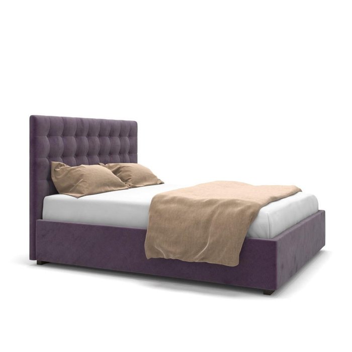 Кровать Finlay с подъемным механизмом сиреневая 160х200 - лучшие Кровати для спальни в INMYROOM