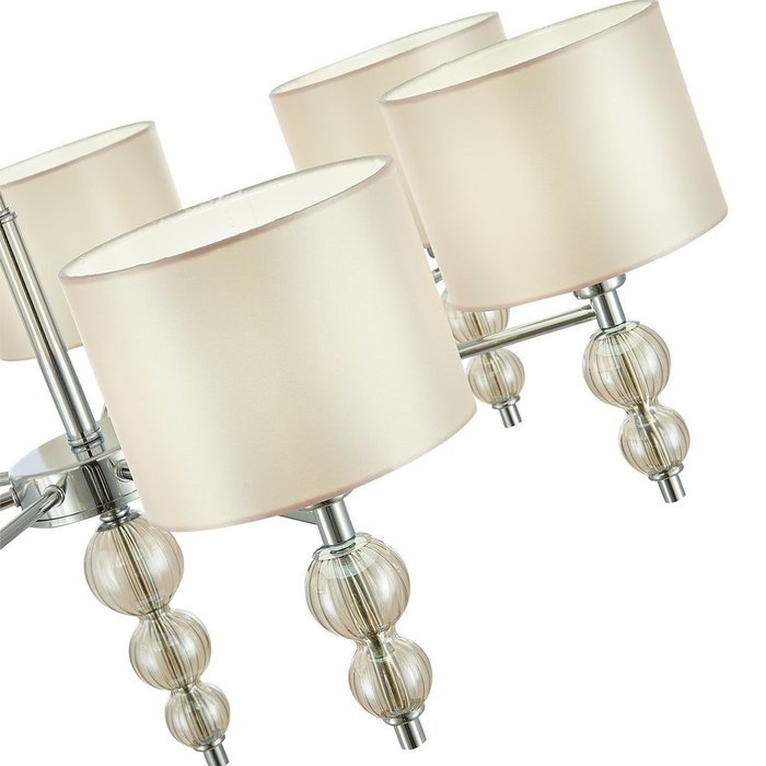 Светильник подвесной Ramer со светло-бежевыми плафонами - лучшие Подвесные люстры в INMYROOM