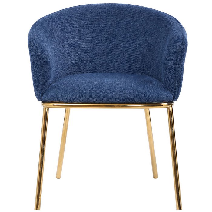 Стул Duke синего цвета - купить Обеденные стулья по цене 14390.0