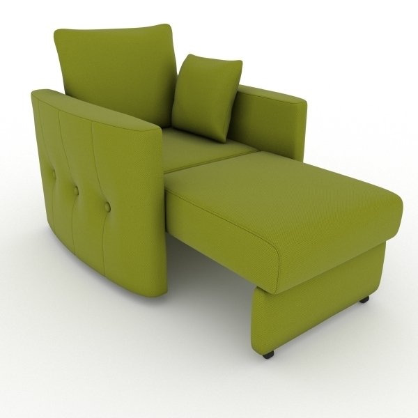 Кресло-кровать Luna зеленого цвета - купить Интерьерные кресла по цене 9700.0