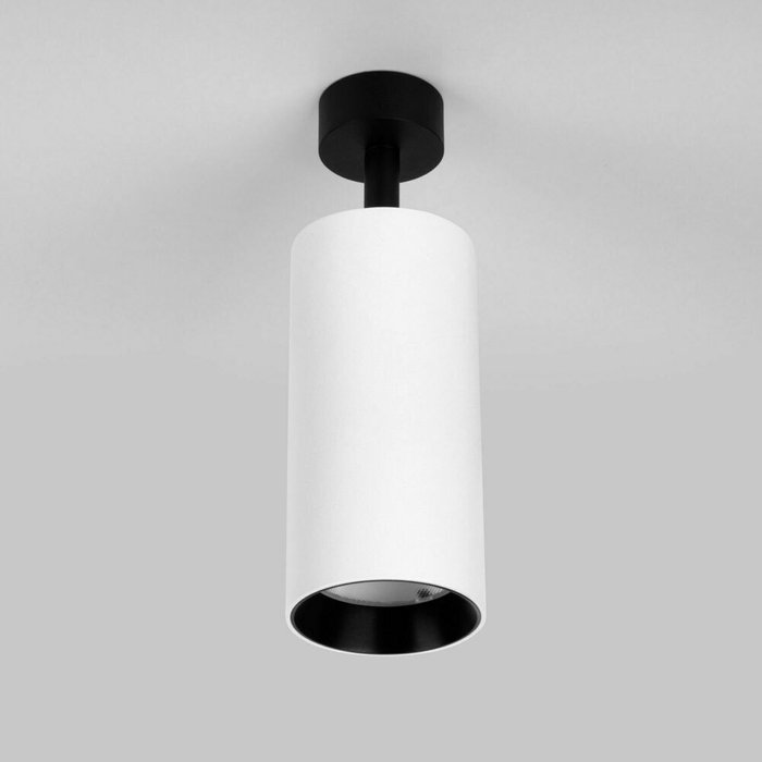 Накладной светодиодный светильник Diffe 2 бело-черного цвета - купить Накладные споты по цене 2410.0