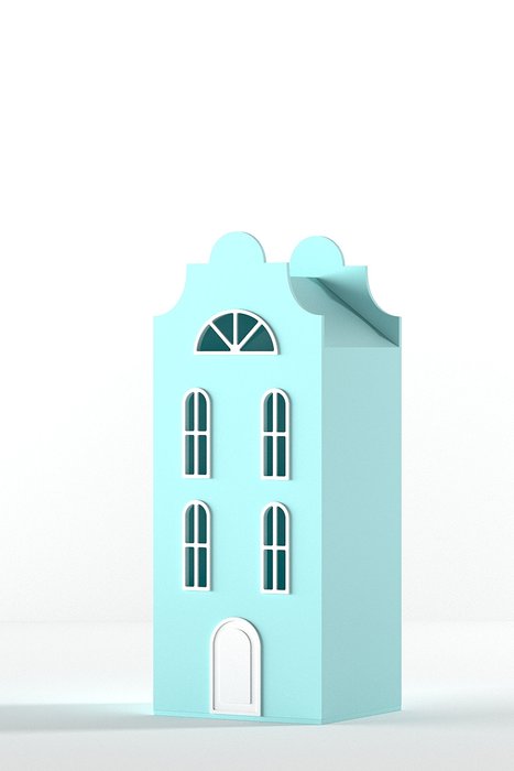 Шкаф-домик Стокгольм Mini ментолового цвета - купить Детские шкафы по цене 48290.0