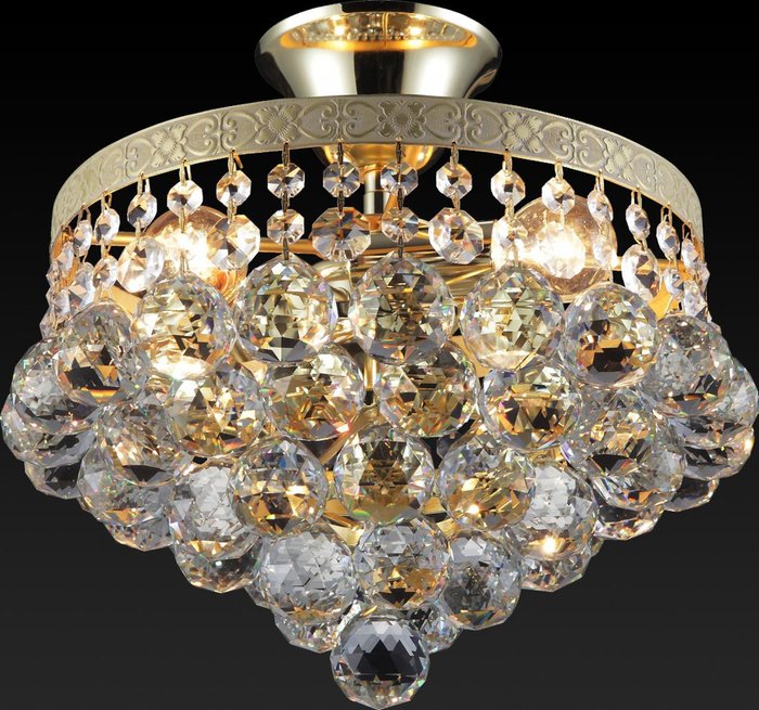Хрустальная люстра Vivien Gold TL7230X-04WG (хрусталь, цвет прозрачный) - лучшие Потолочные люстры в INMYROOM Хрустальная люстра Vivien Gold TL7230X-04WG (хрусталь, цвет прозрачный) - лучшие Потолочные люстры в INMYROOM