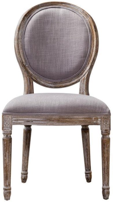 Стул Murano пурпурно-серого цвета с каркасом из массива дуба - лучшие Обеденные стулья в INMYROOM
