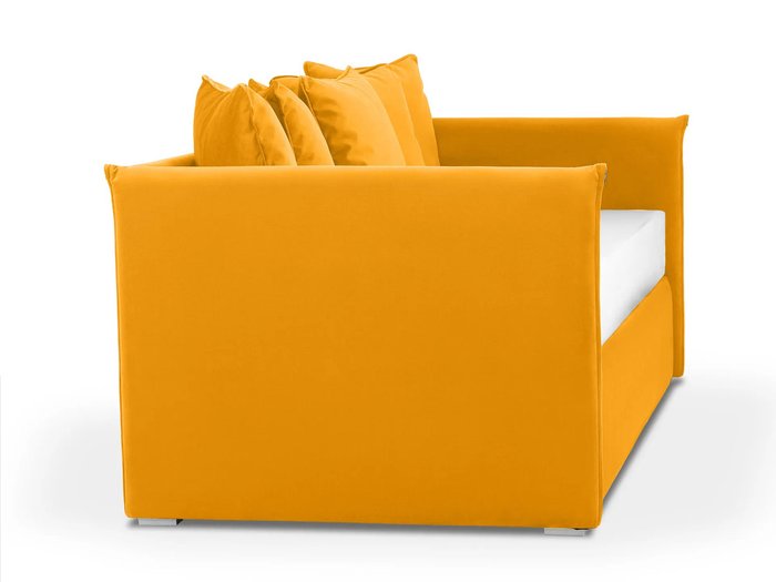 Диван-кровать Milano 90х190 горчичного цвета - лучшие Кровати для спальни в INMYROOM