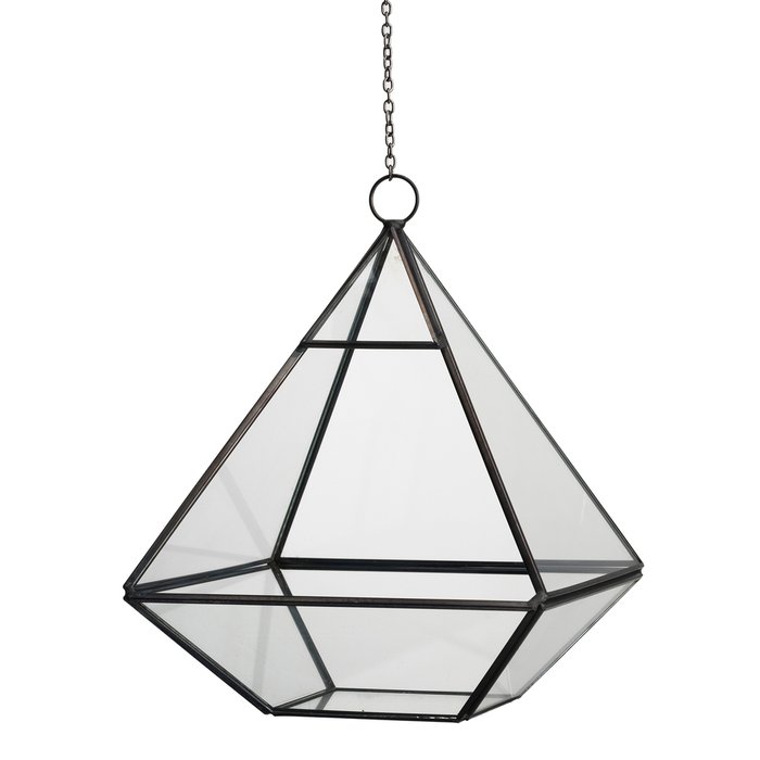 Флорариум стеклянный с подвесом Diamond Shape - лучшие Декоративные предметы в INMYROOM