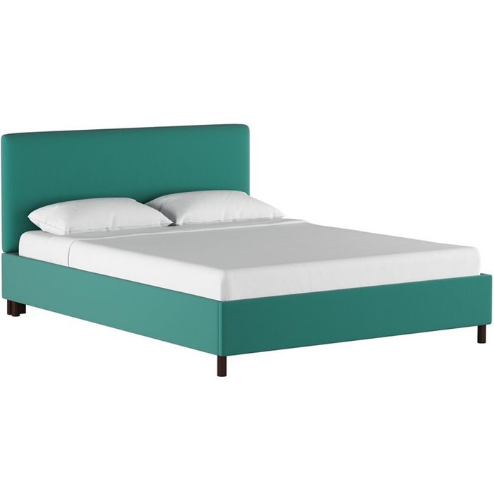Кровать Novac Platform Teal бирюзового цвета 160х200 - купить Кровати для спальни по цене 56000.0