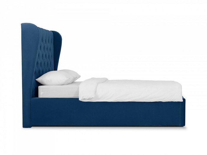 Кровать Jazz темно-синего цвета 160х200 с подъемным механизмом - лучшие Кровати для спальни в INMYROOM