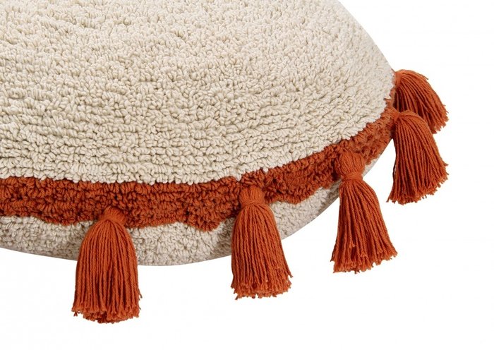 Декоративная подушка Cloud бежевого цвета   - лучшие Декоративные подушки в INMYROOM