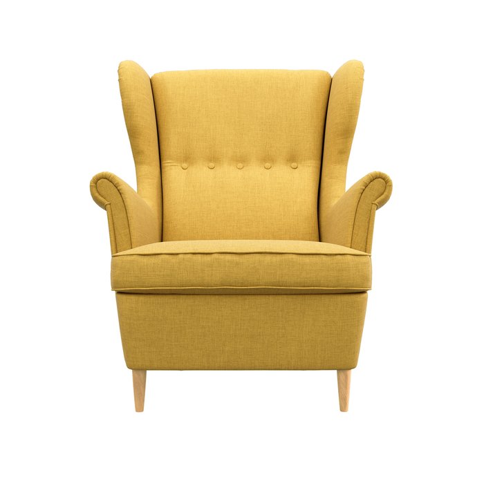 Кресло Бенон желтого цвета - лучшие Интерьерные кресла в INMYROOM