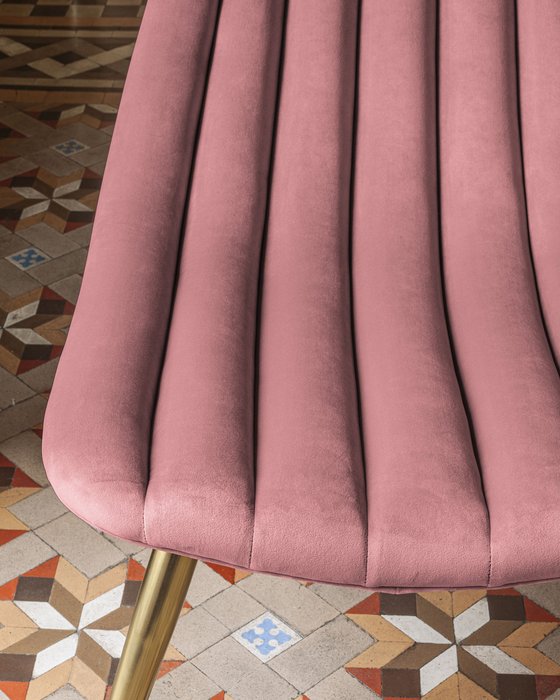 Стул Marlene розового цвета  - лучшие Обеденные стулья в INMYROOM