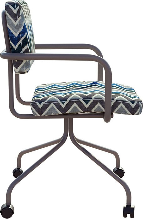 Стул офисный Весна Tuscan бело-голубого цвета - купить Офисные кресла по цене 16914.0