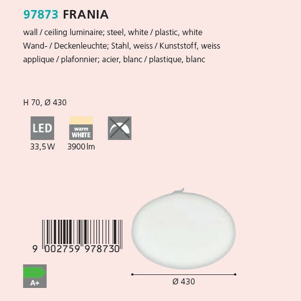 Светильник потолочный Eglo Frania 97873 - лучшие Подвесные светильники в INMYROOM