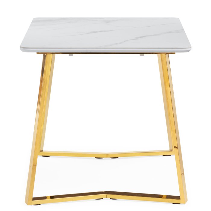 Обеденный стол Селена 1 L белого цвета - лучшие Обеденные столы в INMYROOM