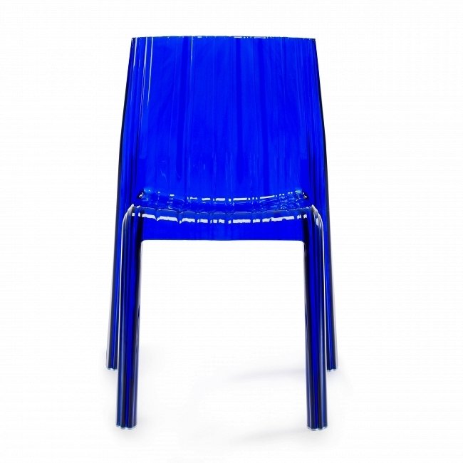 Стул Shimmery синего цвета - лучшие Обеденные стулья в INMYROOM