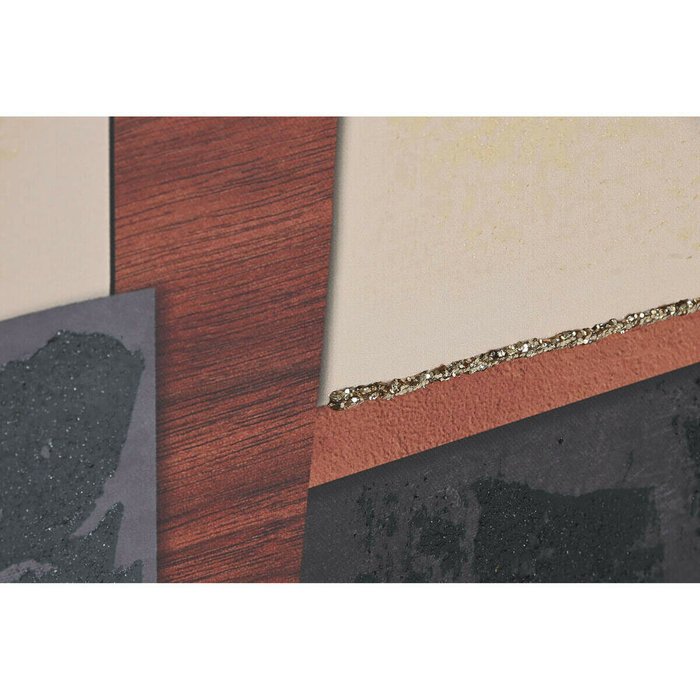 Картина полистирол Полотно Абстракция город 62,5 x 2,8 x 62,5 cm (2 штук) - лучшие Картины в INMYROOM