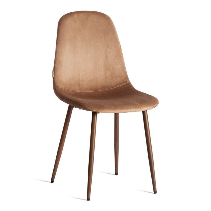 Комплект из четырех стульев Breeze бежево-коричневого цвета - купить Обеденные стулья по цене 10800.0