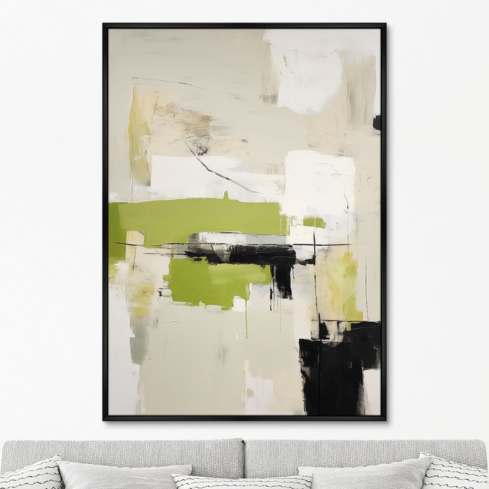 Репродукция картины Landscape collection, In green, No 1, 2024г. - купить Картины по цене 24999.0
