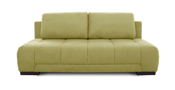 Прямой диван-кровать Льюис зеленого цвета