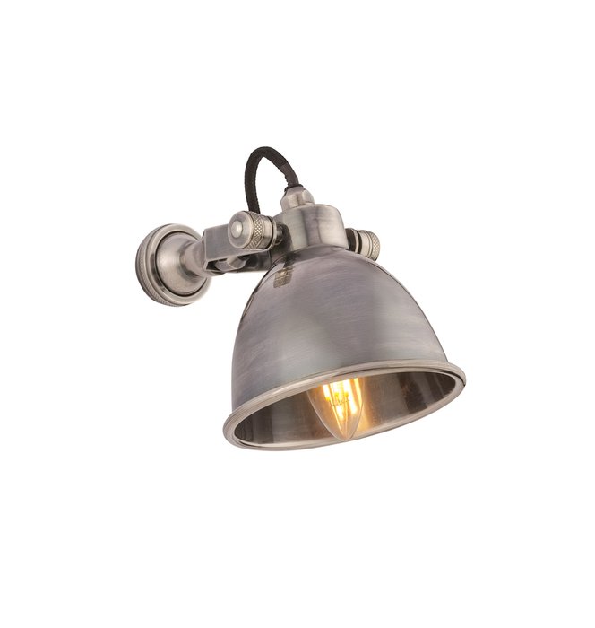 Настенный светильник S серебряного цвета - купить Бра и настенные светильники по цене 14080.0