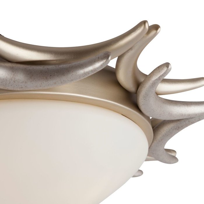 Потолочная люстра Cima из белого матового стекла - лучшие Потолочные люстры в INMYROOM