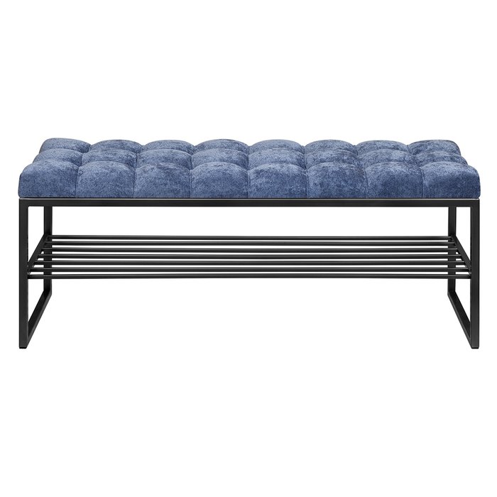 Банкетка Ruby синего цвета - купить Банкетки по цене 18200 Банкетка Ruby синего цвета - купить Банкетки по цене 18200