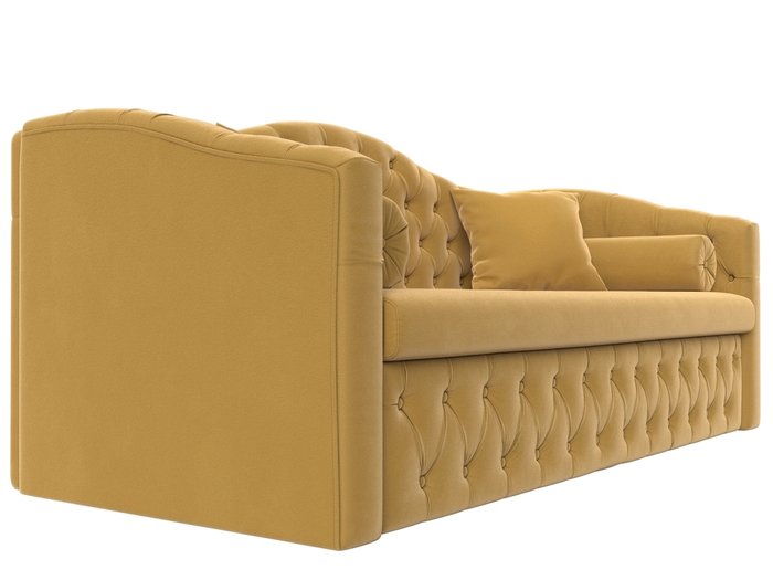Прямой диван-кровать Мечта желтого цвета - лучшие Прямые диваны в INMYROOM