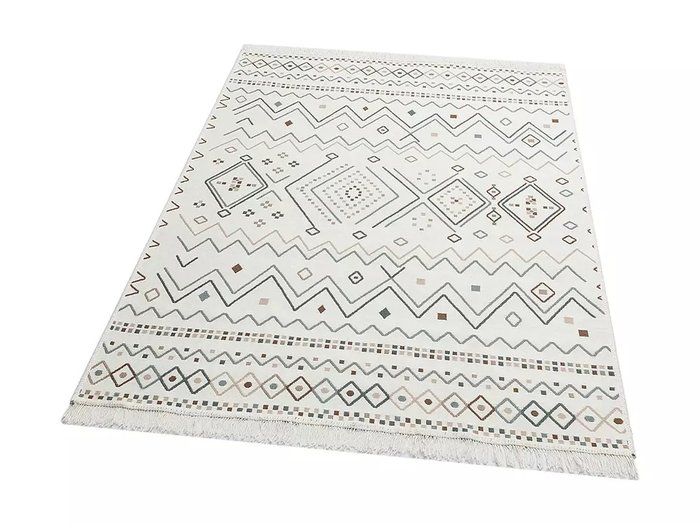 Ковер Arya 160х230 бежево-голубого цвета - купить Ковры по цене 5990.0 Ковер Arya 160х230 бежево-голубого цвета - купить Ковры по цене 5990.0
