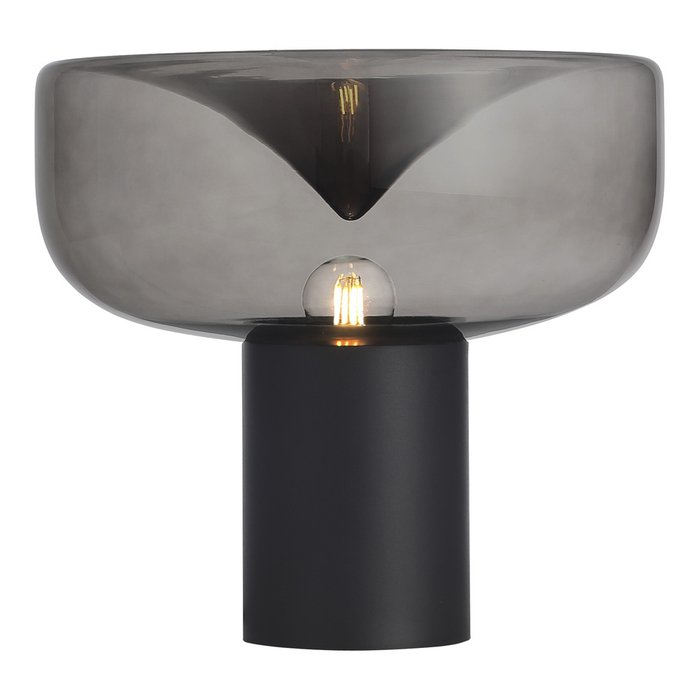 Прикроватная лампа ST-Luce Черный/Дымчатый LED 1*5W 3000K RIPPLE - лучшие Настольные лампы в INMYROOM