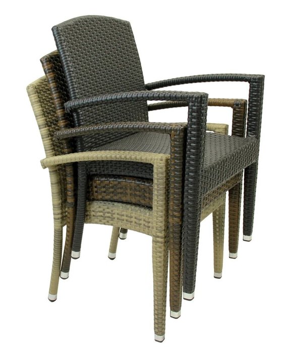 Кресло садовое Maui цвета слоновой кости - лучшие Садовые кресла в INMYROOM