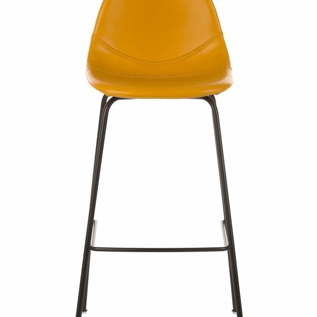 Барный стул Ripon горчичного цвета - лучшие Барные стулья в INMYROOM