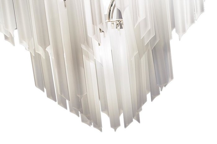 Подвесная люстра из белого матового стекла - купить Подвесные люстры по цене 42400.0