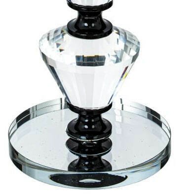 Стеклянный подсвечник H18 черного цвета - купить Подсвечники по цене 1830.0