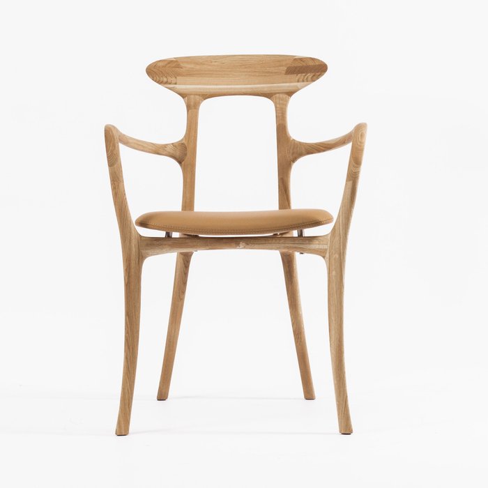 Стул Брунелло светло-бежевого цвета - купить Обеденные стулья по цене 40500.0
