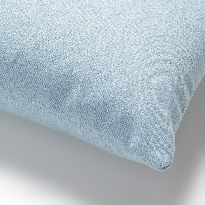 Чехол для декоративной подушки Mak светло-голубого цвета - купить Чехлы для подушек по цене 2090.0