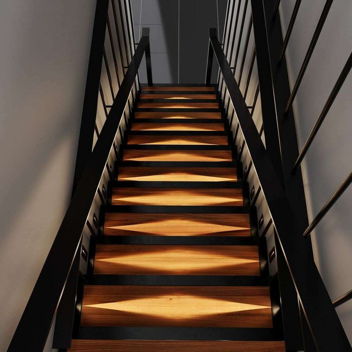 Подсветка для лестниц 40108/LED черный - лучшие Подсветка для лестниц в INMYROOM