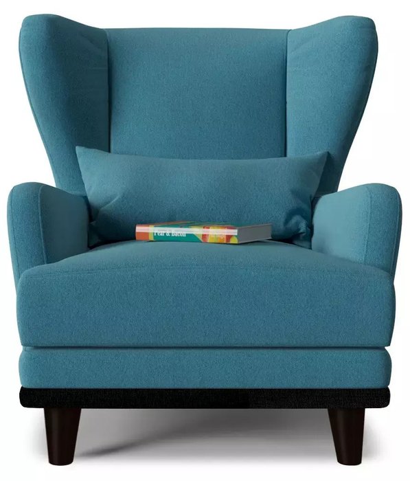 Кресло Роберт дизайн 2 синего цвета - купить Интерьерные кресла по цене 11034.0