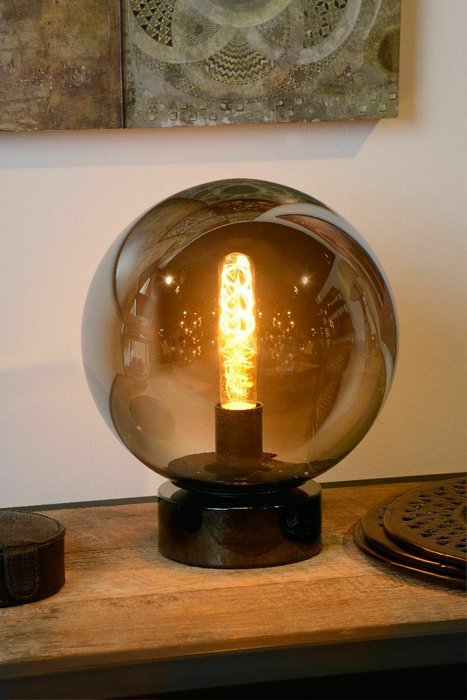 Настольная лампа Jorit 45563/25/65 (стекло, цвет дымчатый) - лучшие Настольные лампы в INMYROOM