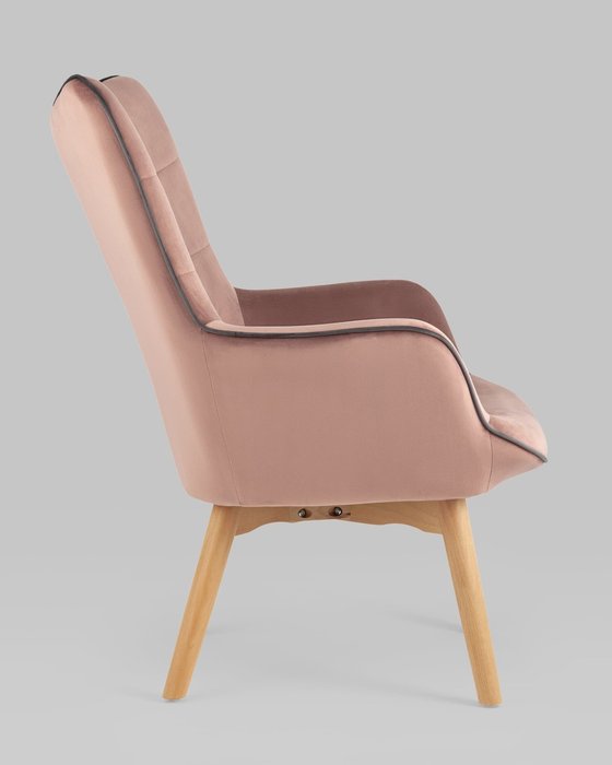 Кресло Манго розового цвета - лучшие Интерьерные кресла в INMYROOM