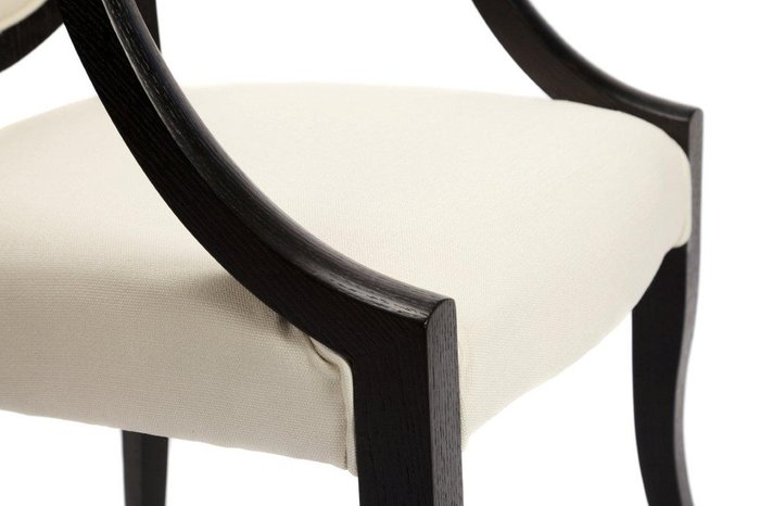 Кресло Josephine Белое Лен - купить Интерьерные кресла по цене 25000.0