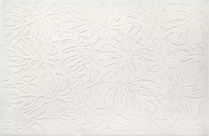 Ковер Botanica 160x230 бежево-белого цвета