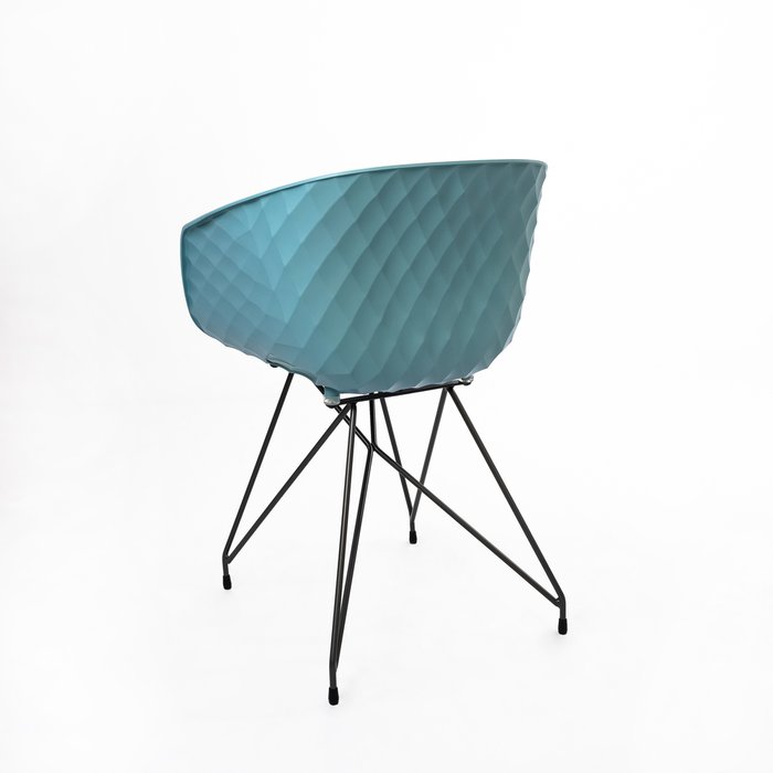 Кресло Uni-Ka сизового цвета - лучшие Обеденные стулья в INMYROOM