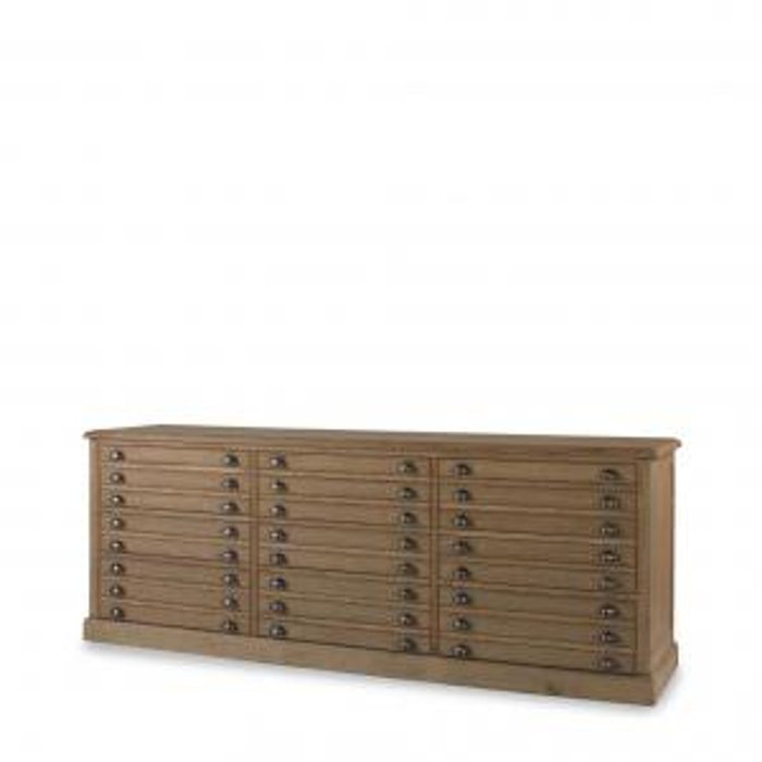 Комод SMALL FLAT IRON PRINT MAKERS CABINET DRAWER CHEST